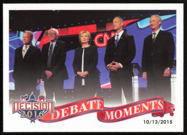 2015 Debate Highlights Collectible Card #73: Key Political Moments from October 13 Debate