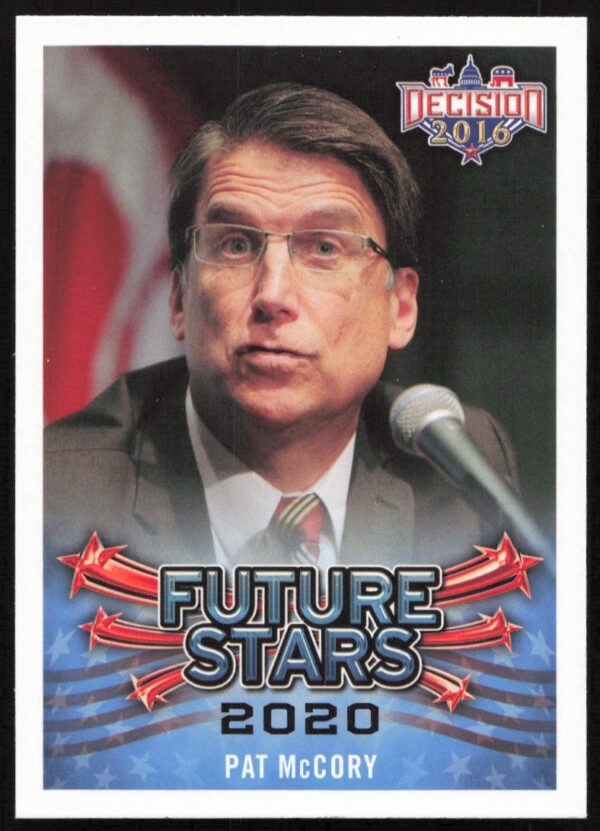 2016 Leaf Pat McCory Future Stars trading card #108 showcasing collectible value.