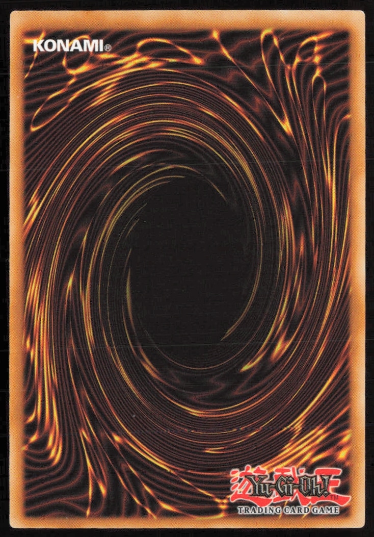 Yu-Gi-Oh! Dark Crisis 25th Anniversary card back showcasing iconic swirling pattern.
