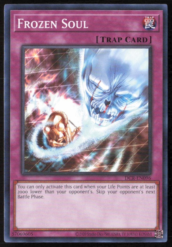 Yu-Gi-Oh! Frozen Soul card from Dark Crisis 25th Edition, showcasing intricate artwork.