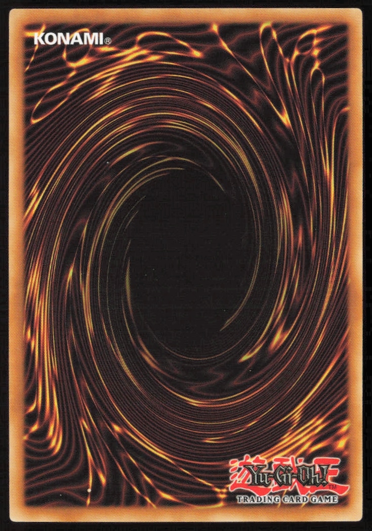 Back of 2020 Yu-Gi-Oh! Dark Crisis Spell Reproduction Card with iconic patterned design.