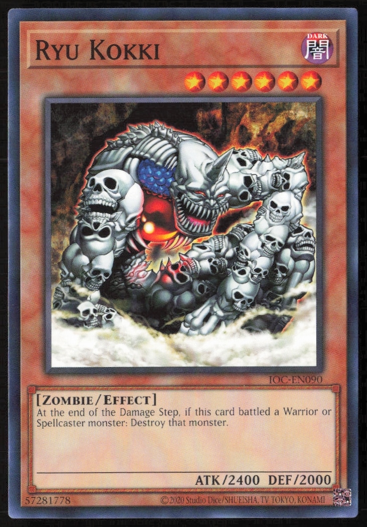 Yu-Gi-Oh! Ryu Kokki Card, Invasion of Chaos 25th Anniversary Edition #IOC-EN090 Front Image.