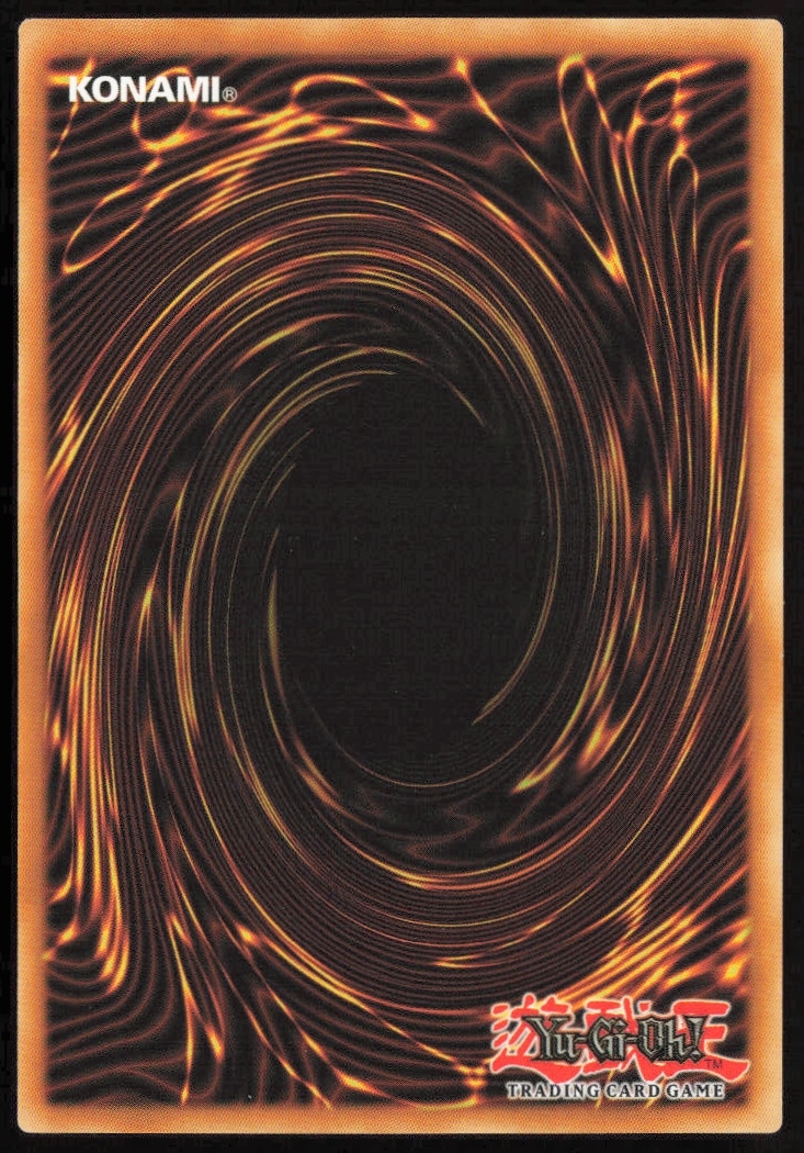 Back of Yu-Gi-Oh! Invasion of Chaos Zero Gravity card, 25th Anniversary Edition, 2020.