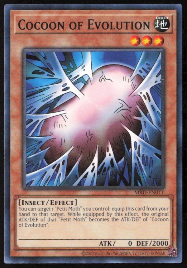 Cocoon of Evolution card image, 2020 Yu-Gi-Oh! Metal Raiders 25th Anniversary Edition.