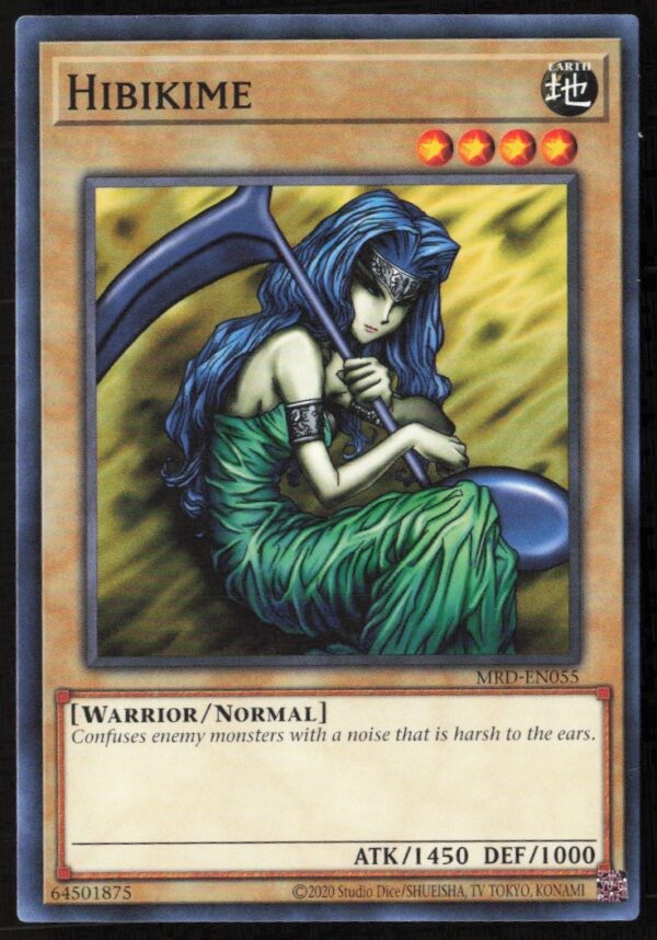 Yu-Gi-Oh! 25th Anniversary Hibikime Card MRD-EN055 Celebrating Metal Raiders Collection.