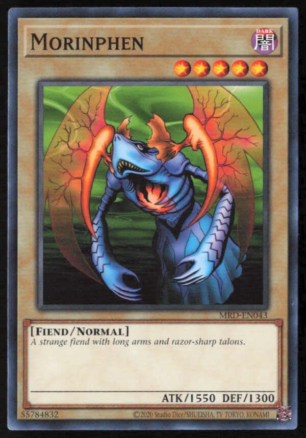 Yu-Gi-Oh! 25th Anniversary Morinphen Card Image - Metal Raiders #MRD-EN043.