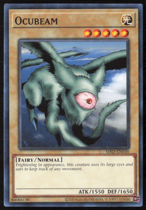 Yu-Gi-Oh! Metal Raiders Ocubeam 25th Anniversary Edition Card Front #MRD-EN030.