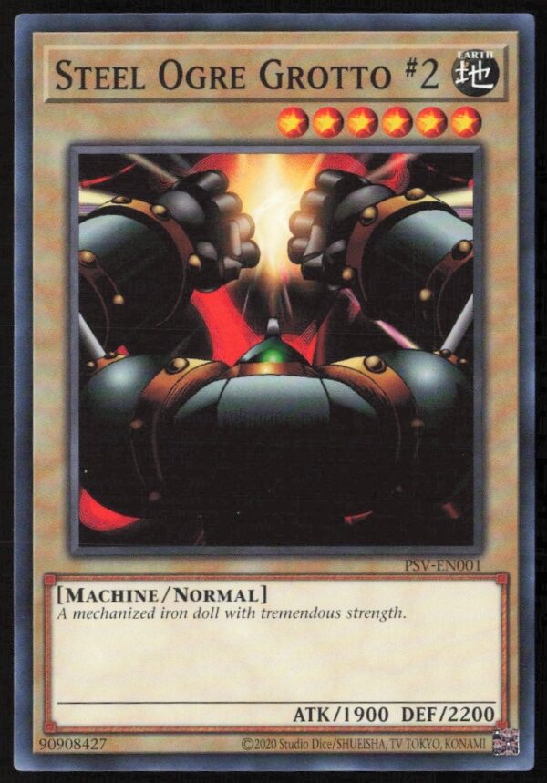 Yu-Gi-Oh! 25th Anniversary Steel Ogre Grotto #2 Card Front Image.