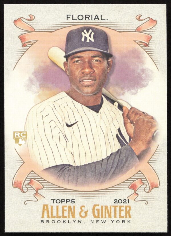 Estevan Florial 2021 Topps Allen & Ginter #268 baseball card front image.