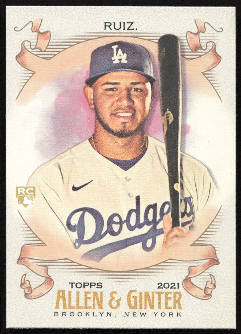 Keibert Ruiz 2021 Topps Allen & Ginter Card #141 Front Image