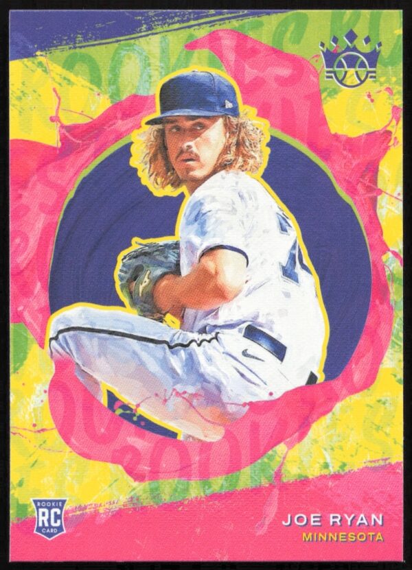 2022 Panini Diamond Kings Joe Ryan baseball card with artistic front portrait, card number 149.