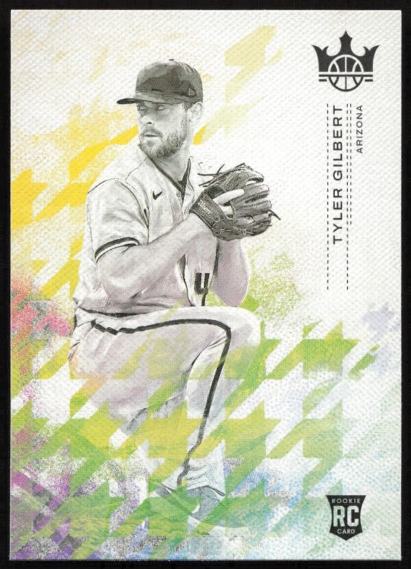 Tyler Gilbert 2022 Panini Diamond Kings Card #179, featuring dynamic on-field artwork.