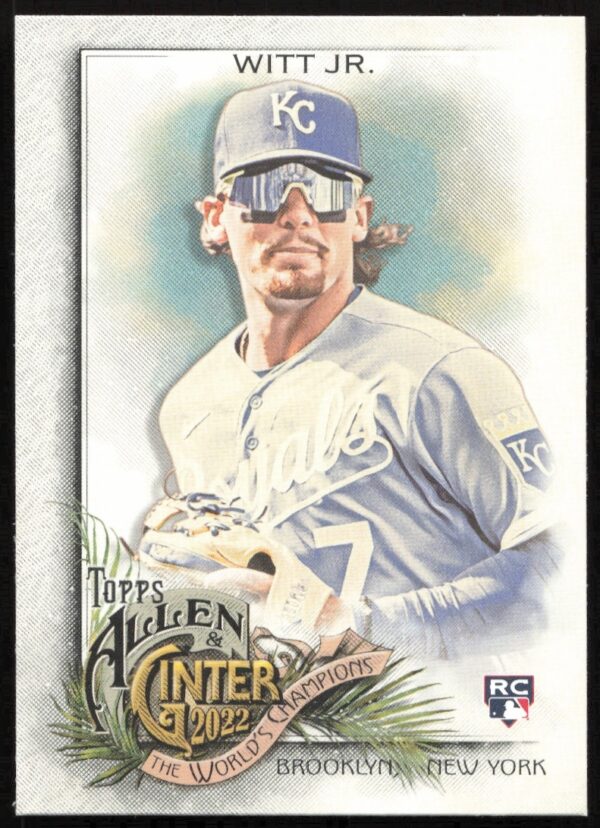 Bobby Witt Jr. 2022 Topps Allen & Ginter Card #203 Front View