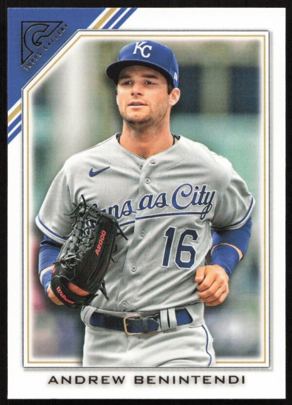 2022 Topps Gallery Andrew Benintendi Card #99 Featuring Player in Action Pose