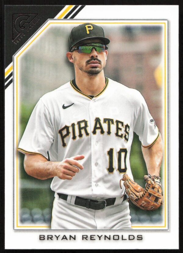 Bryan Reynolds 2022 Topps Gallery Card #58 showcases his dynamic baseball action in Pirates uniform.
