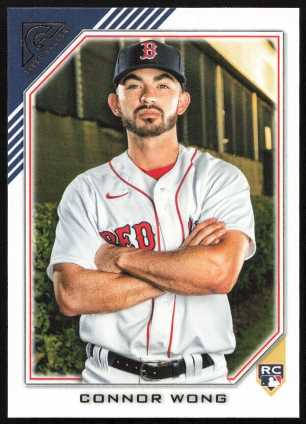 Connor Wong 2022 Topps Gallery Baseball Card #74 Front Action Shot