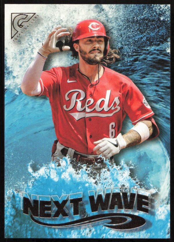 Front view of 2022 Topps Gallery card: Jonathan India, Cincinnati Reds, Next Wave #NW-2.