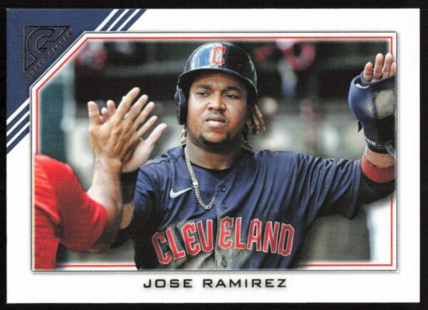 Jose Ramirez 2022 Topps Gallery Card #155 with Artistic Front Design.