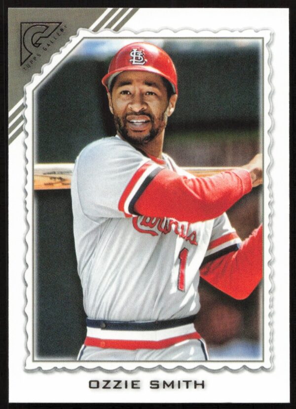 Ozzie Smith 2022 Topps Gallery Card #154 showcasing his iconic Cardinals uniform.