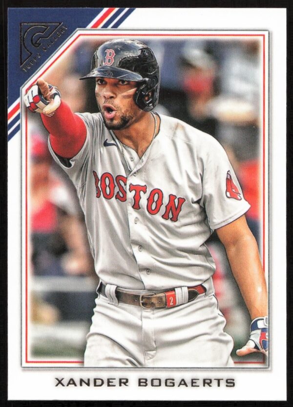 2022 Topps Gallery Baseball Card #151: Xander Bogaerts Action Pose Front