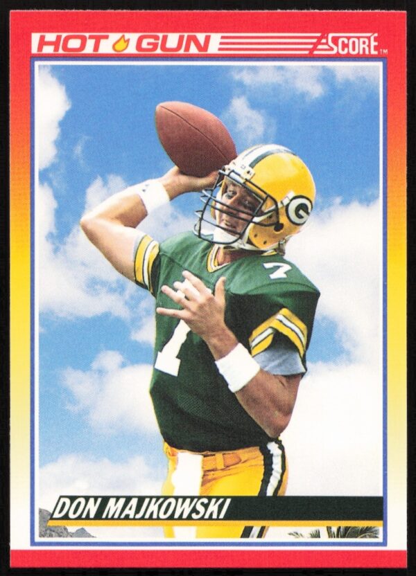 1990 Score card featuring Green Bay Packers QB Don Majkowski in action #315.