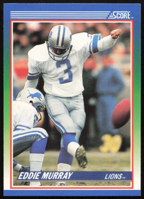 Eddie Murray 1990 Score Baseball Card, Dodgers Uniform, #27, Batting Pose.