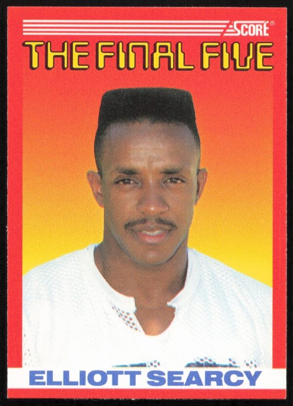 Elliott Searcy 1990 Score Card #B5 Front - Vintage Sports Memorabilia