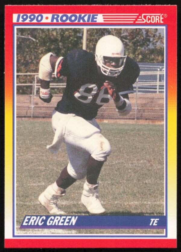 Eric Green Pittsburgh Steelers 1990 Score Football Card #629 Front Image