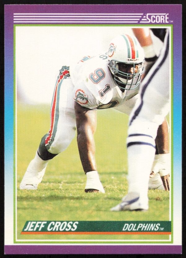 Jeff Cross 1990 Score Baseball Card #213 Front - Iconic Sports Memorabilia.