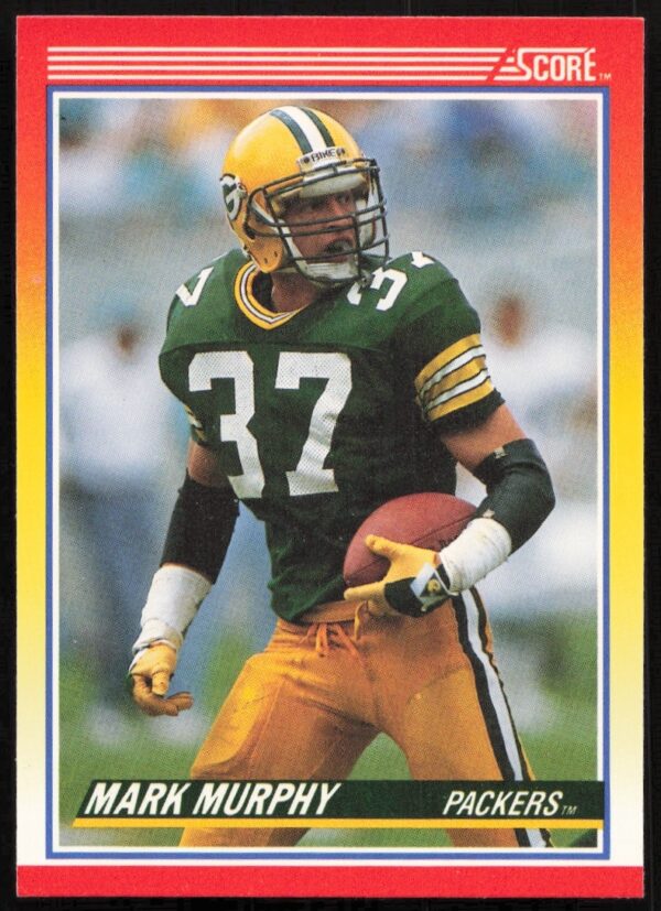 1990 Score football card featuring Mark Murphy, card #241, vintage sports collectible.