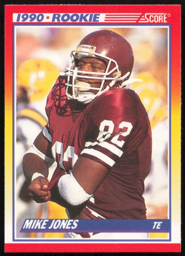 1990 Score Mike Jones trading card featuring player image, name, and number #638.