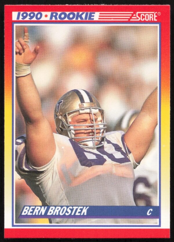 1990 Score Football Card: Richmond Webb #306 Front Image - Miami Dolphins Offensive Tackle.