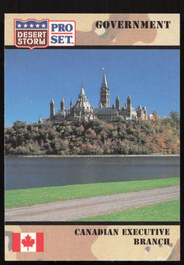 1991 Desert Storm Canadian Executive Card: Key Gulf War Contributions (#90)