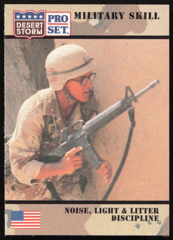 1991 Gulf War Desert Storm collectible cards showcasing military history.