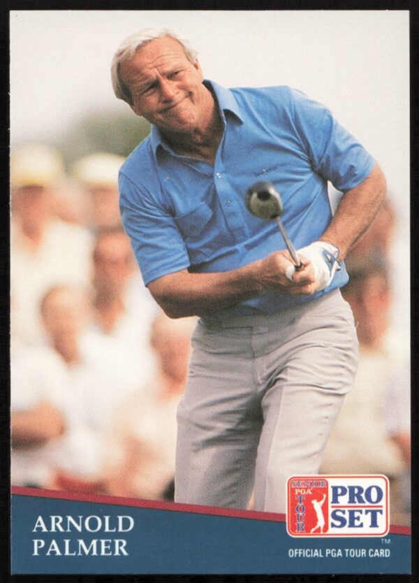 Arnold Palmer 1991 PGA Tour Trading Card #220 - Iconic Golf Legend Front View