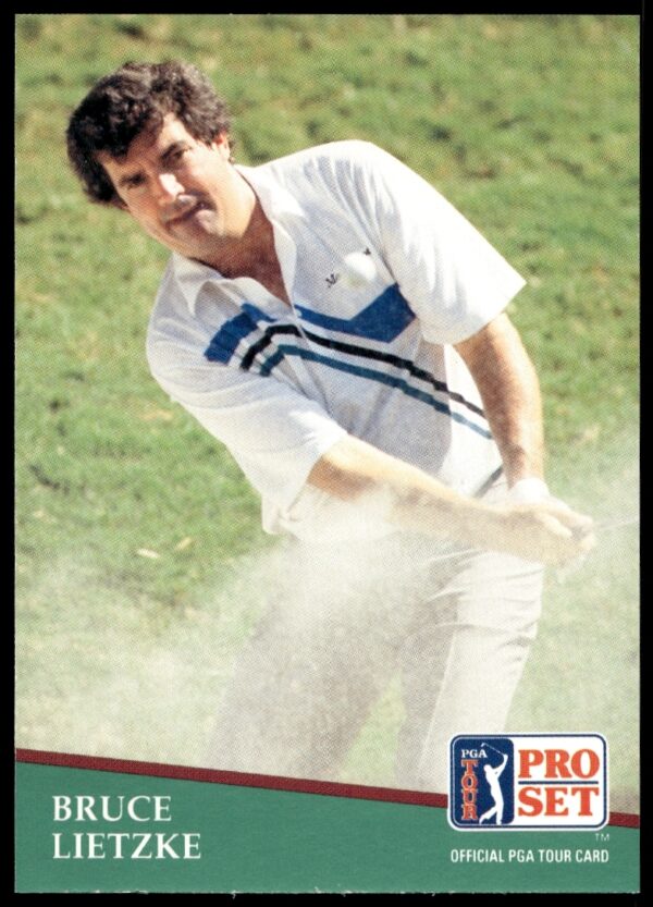 Bruce Lietzke 1991 Pro Set PGA Tour Card #140 Front View