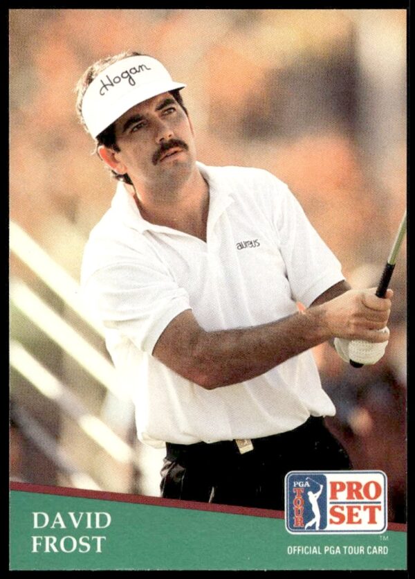 David Frost in action on 1991 Pro Set PGA Tour Card #88.