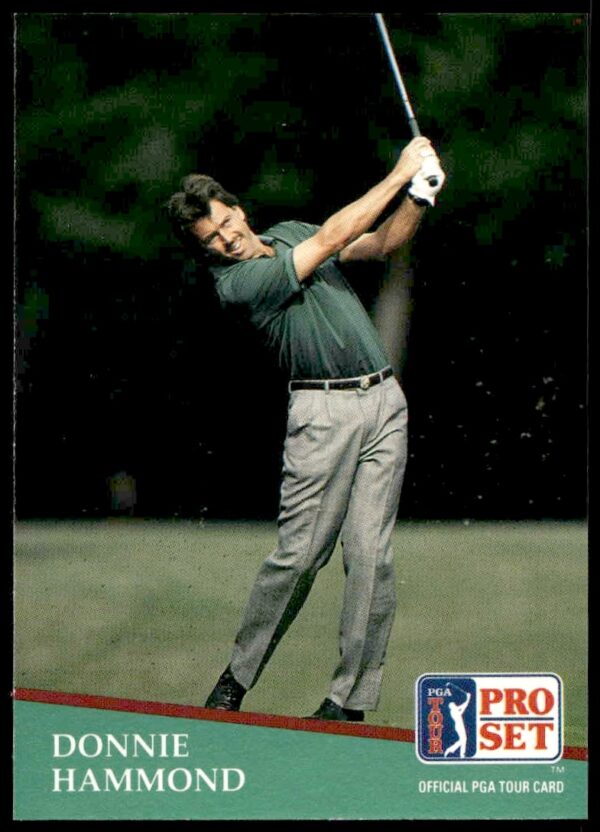 Donnie Hammond 1991 Pro Set PGA Tour Card #30 Front View Golf Memorabilia.