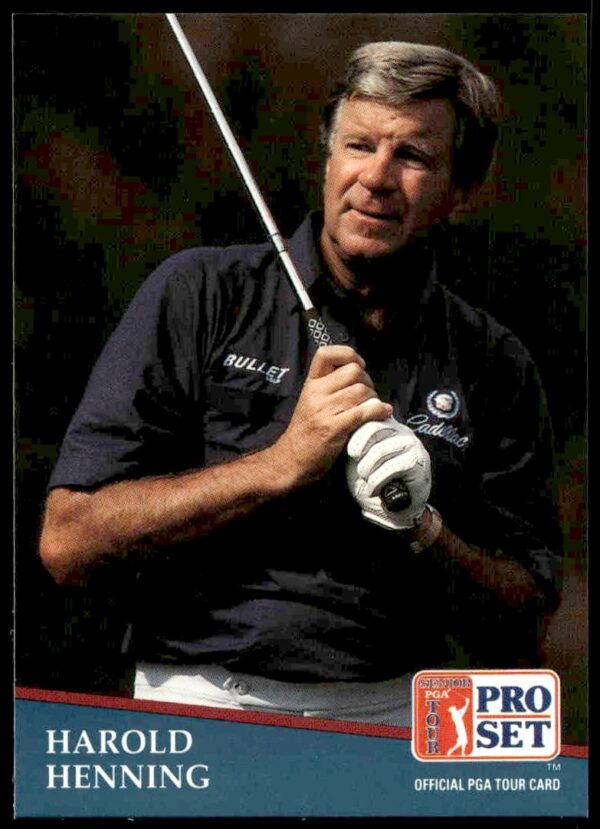 Harold Henning 1991 PGA Tour Trading Card #219 Front, Pro Set Collection.