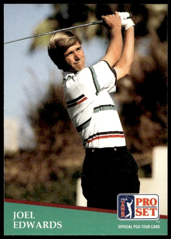 Joel Edwards 1991 PGA Tour Pro Set Card #61 showcasing classic golf pose.