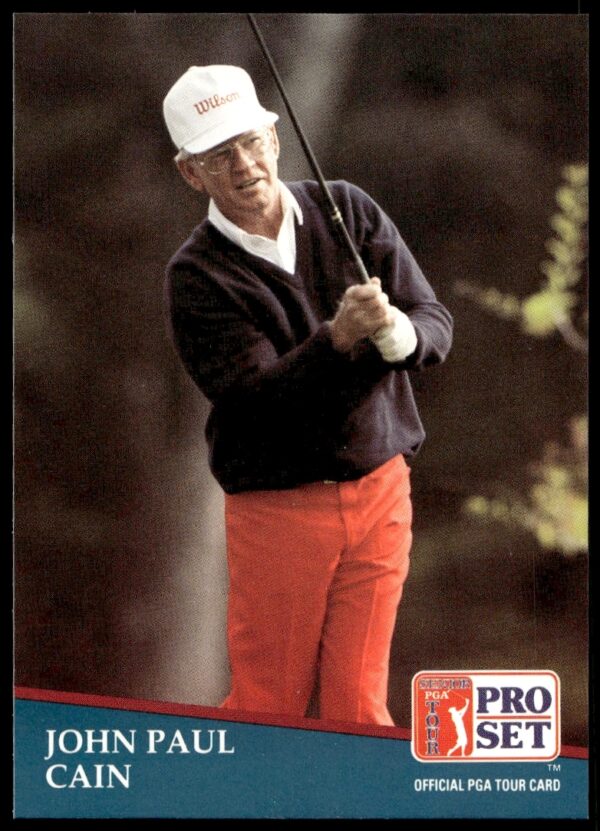 John Paul Cain 1991 PGA Tour Card #223 – Front View.