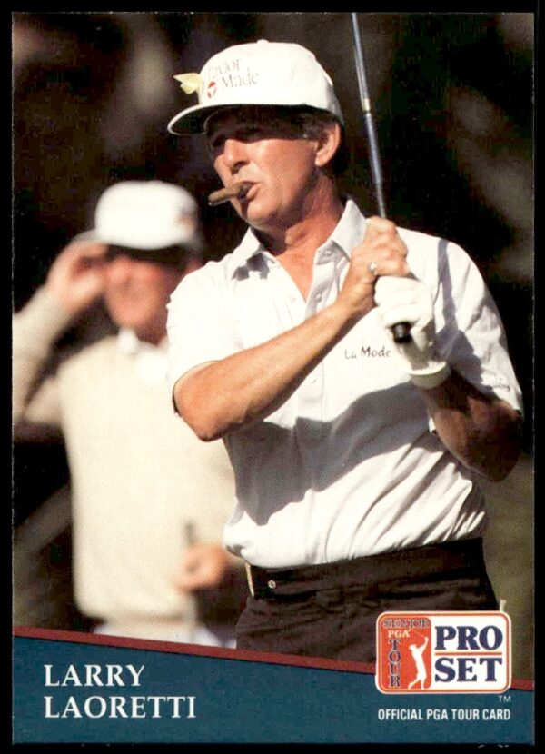 Golfer Larry Laoretti 1991 PGA Tour Card #266, showcasing his professional game.