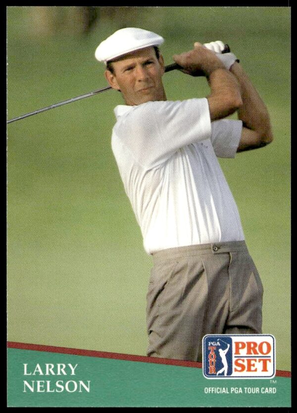 Larry Nelson 1991 PGA Tour Pro Set Card #16 Golf Memorabilia Front Image