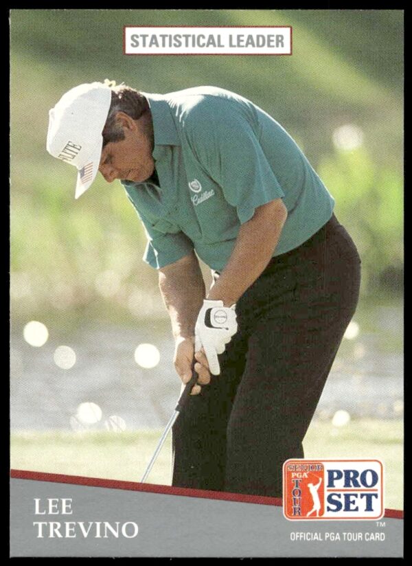 Lee Trevino 1991 PGA Tour Card, Statistical Leader #280, Pro Set.