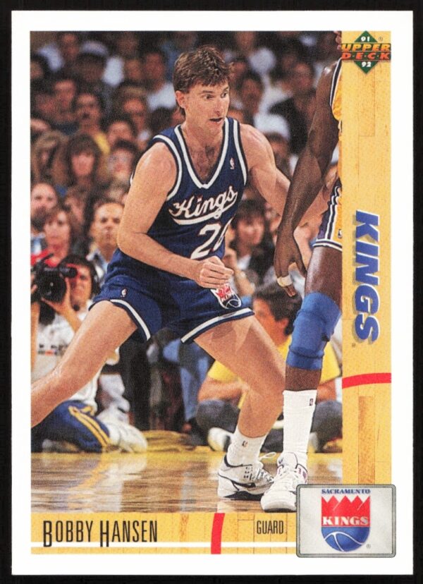 Bobby Hansen 1991 Upper Deck Basketball Card #318, classic collectible for NBA fans.