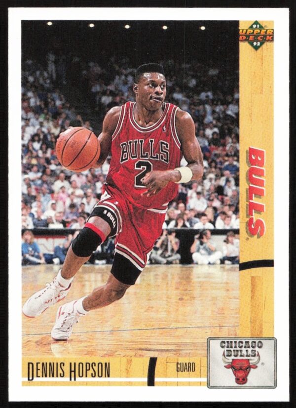 Dennis Hopson 1991 Upper Deck #169 Basketball Card (Front)