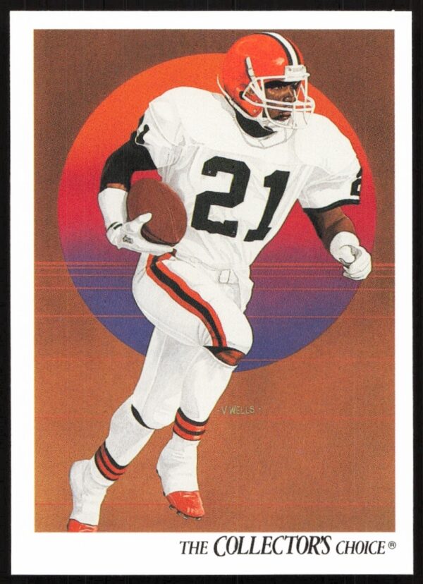 1991 Upper Deck Eric Metcalf Cleveland Browns Football Card #76 Action Shot