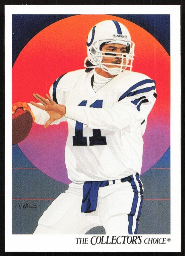 1991 Upper Deck #81 football card featuring Jeff George in Atlanta Falcons uniform.
