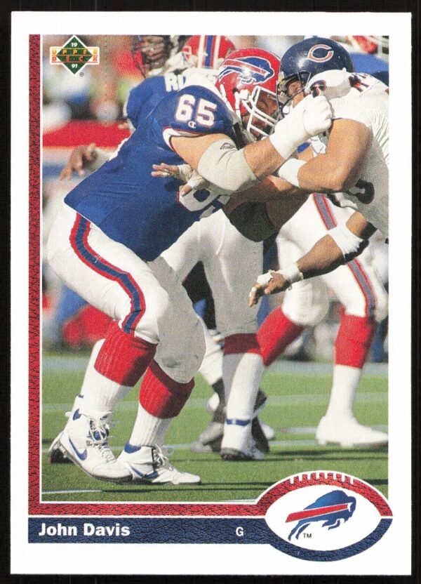 1991 Upper Deck Baseball Card #570 featuring John Davis in uniform (Front View).