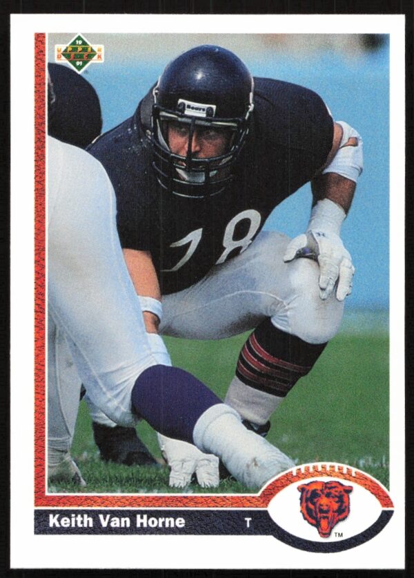 1991 Keith Van Horne Upper Deck NFL Card #324 Front